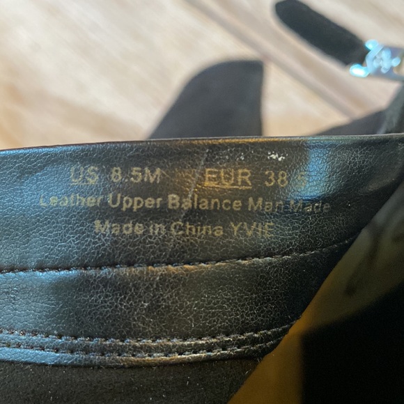 Sam Edelman Lace Up Suede Leather Ankle  Peep toe Yvie Bootie/Shootie - Picture 8 of 10